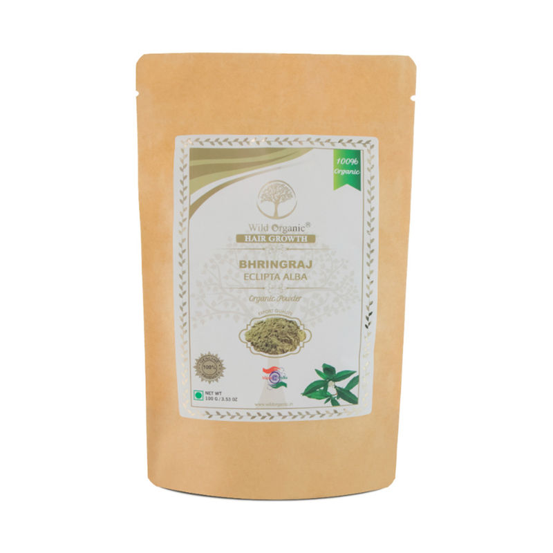 Buy Wild Organic Bhringraj Eclipta Alba Hair Growth Powder Online
