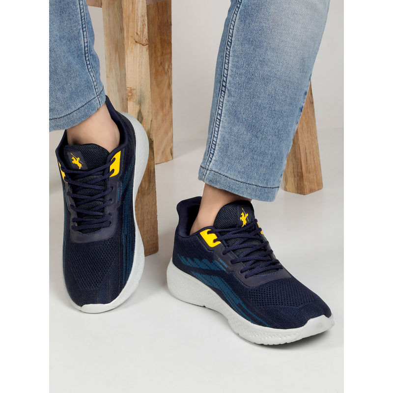 Cantabil Men Navy-Blue Solid Running Shoes (UK 6)