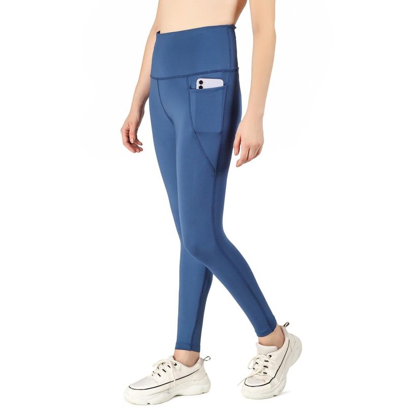 Body Smith Solid Blue Tights (M)