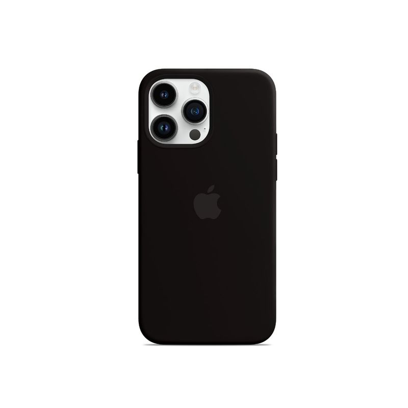 Treemoda Black Silicone Flexible Back Case (iPhone 15 Pro Max)