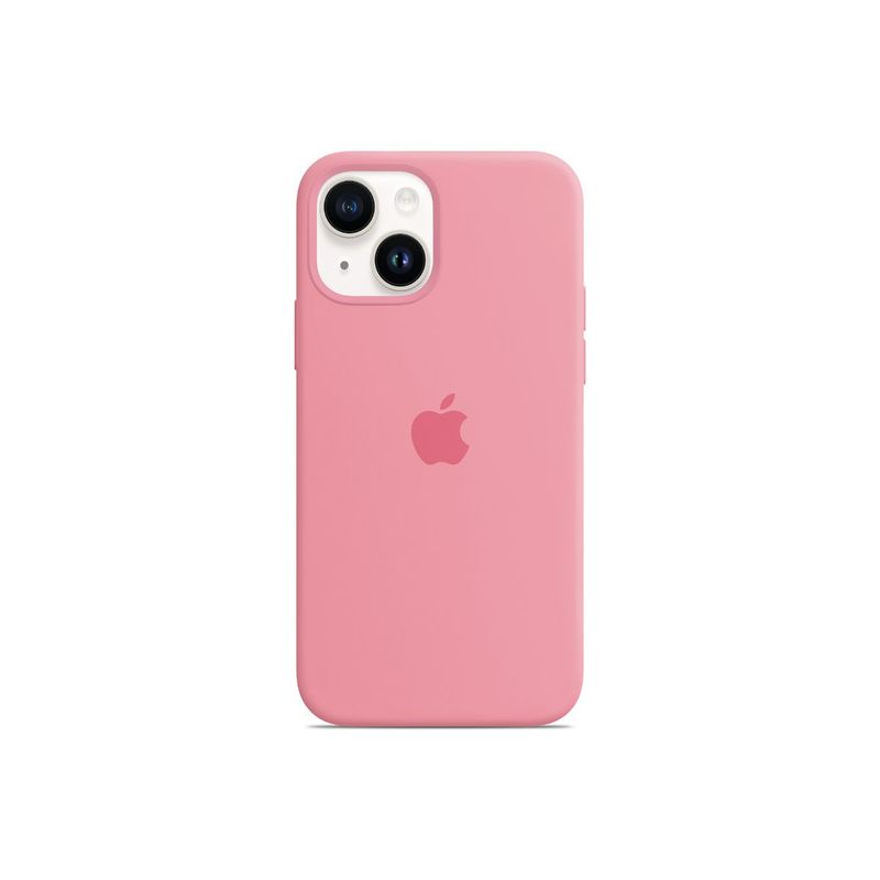 Treemoda Pink Silicone Flexible Back Case (iPhone 15 Plus)