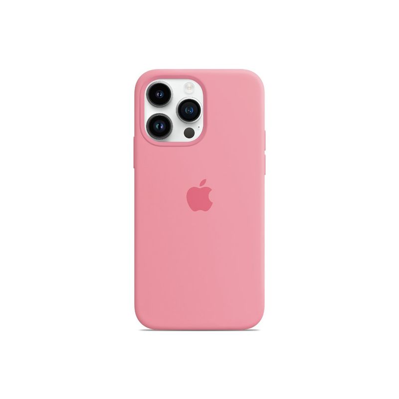 Treemoda Pink Silicone Flexible Back Case (iPhone 15 Pro)