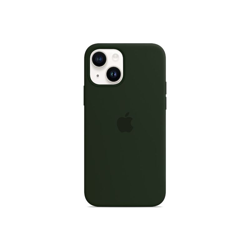 Treemoda Dark Green Silicone Flexible Back Case (iPhone 15)