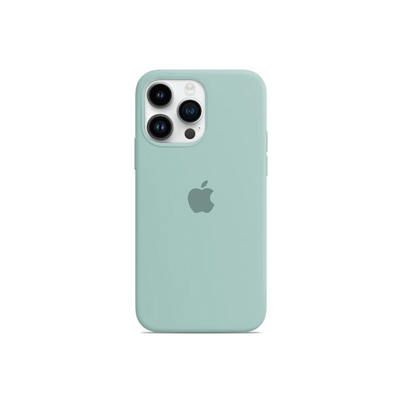 Treemoda Mint Green Silicone Flexible Back Case (iPhone 15 Pro)