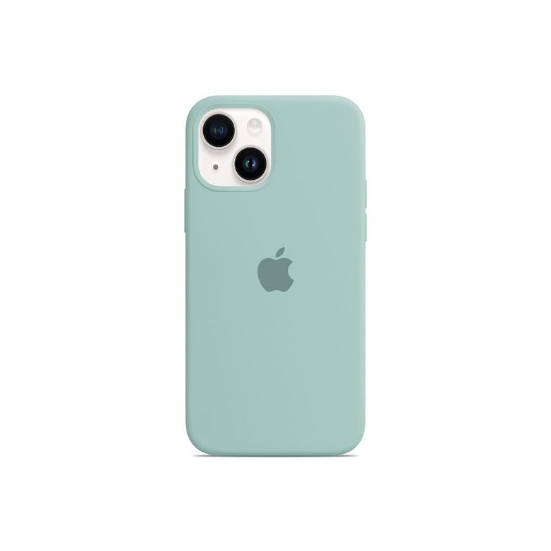 Treemoda Mint Green Silicone Flexible Back Case (iPhone 15)