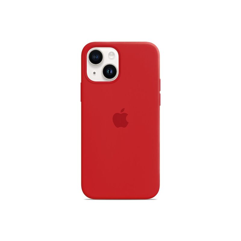 Treemoda Red Silicone Flexible Back Case (iPhone 15)