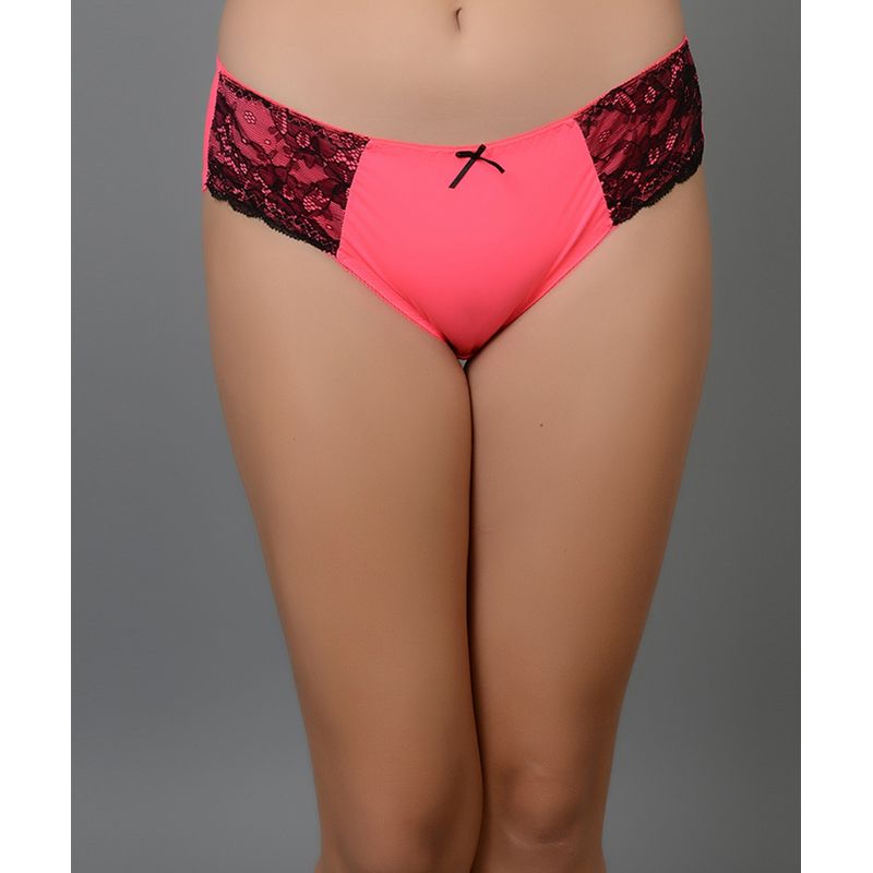 Da Intimo Pink Lace Panty (L)