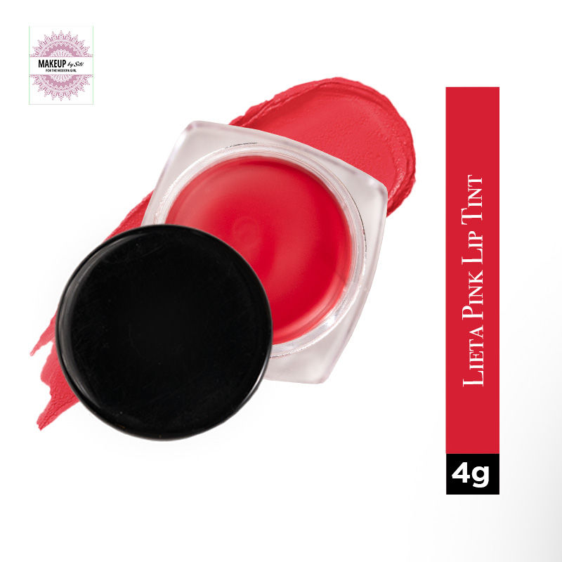 MAKEUP BY SITI Lip & Cheek Tint with Vitamin E & Jajoba Oil For Eyelids & Cheek- Lieta Pink