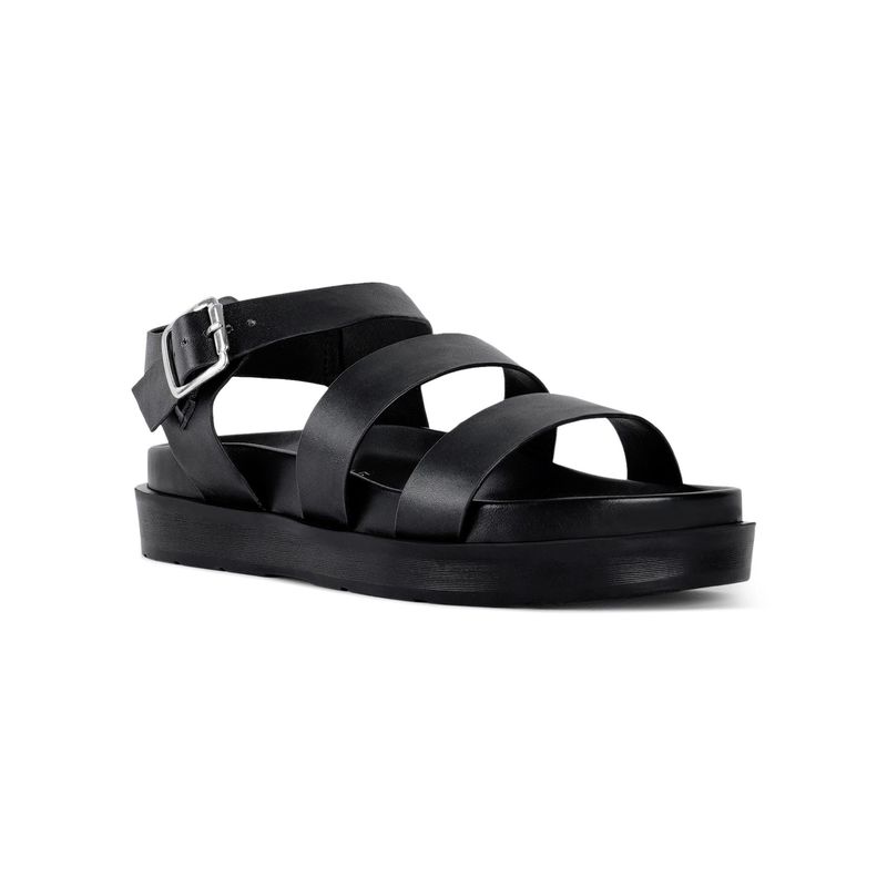 London Rag Women Stylish Strappy Sandals - Black (EURO 36)