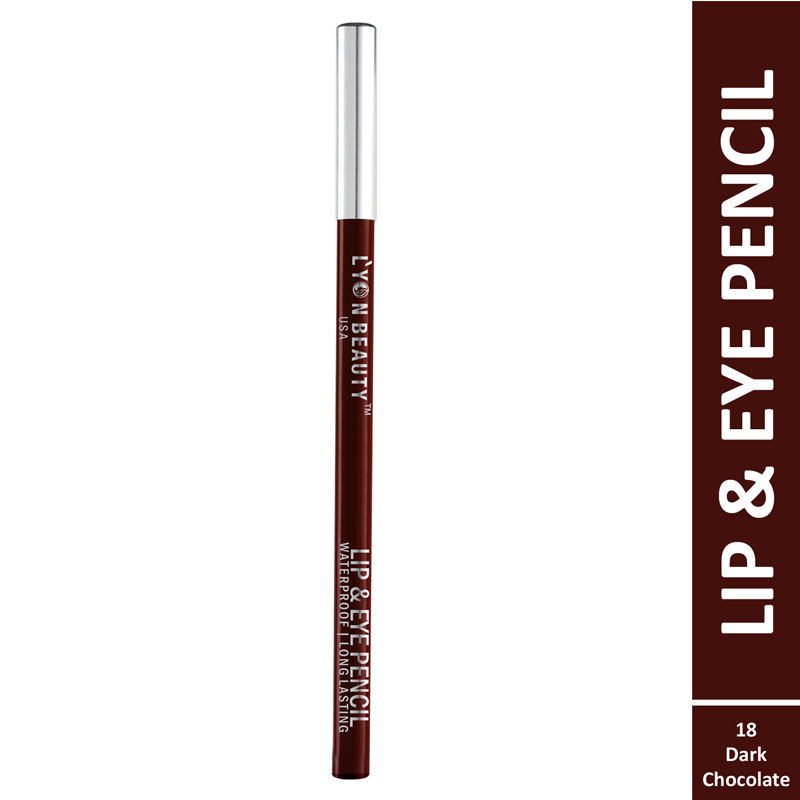 Lyon Beauty Lip & Eye Pencil - Dark Chocolate 18