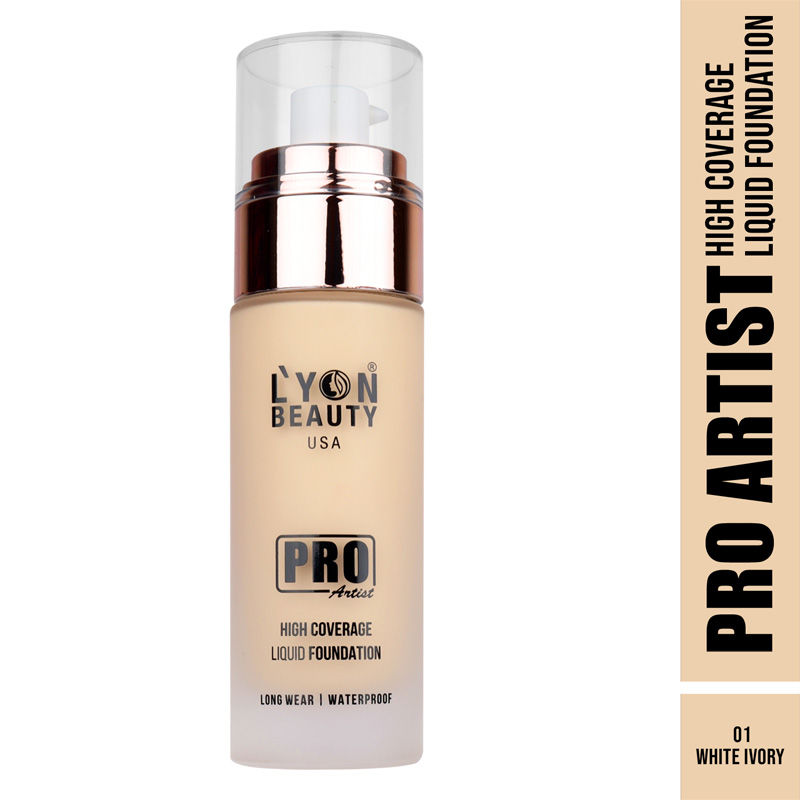 Lyon Beauty Pro Artist High Coverage Foundation - White Ivory 01