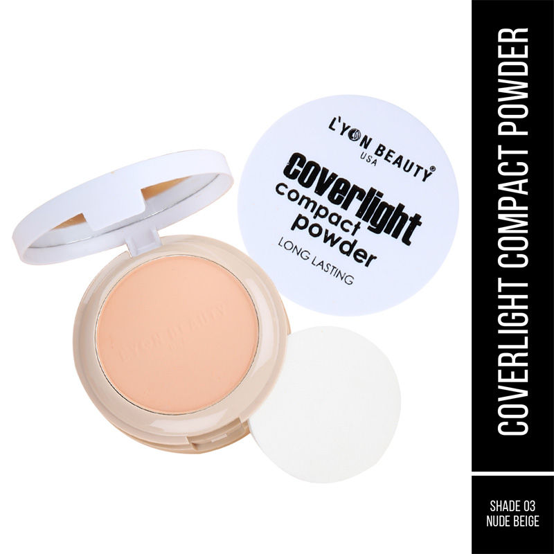 Lyon Beauty Coverlight Compact Powder - Nude Beige 03