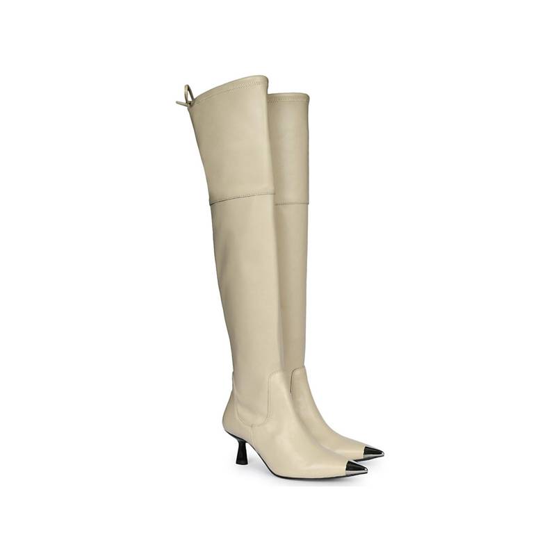Saint G Womens Beige Casual Boots (EURO 37)