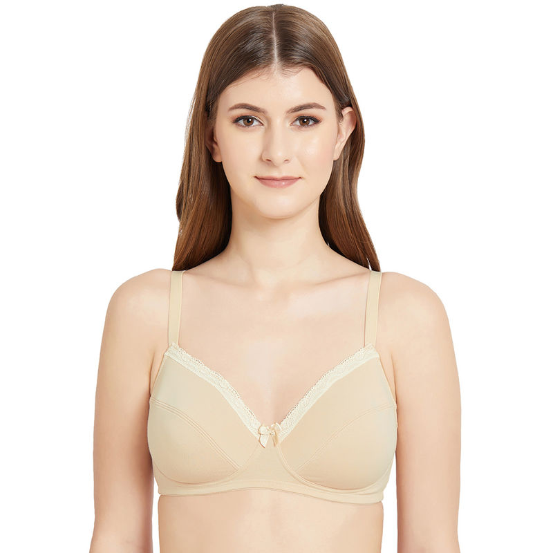 Wacoal Essentials Non-Padded Non-Wired 3-4Th Cup Everyday Comfort Bra - Beige (40DD)