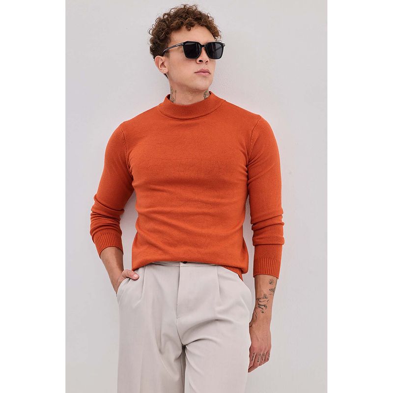 Snitch Orange Knitted Sweater (2XL)