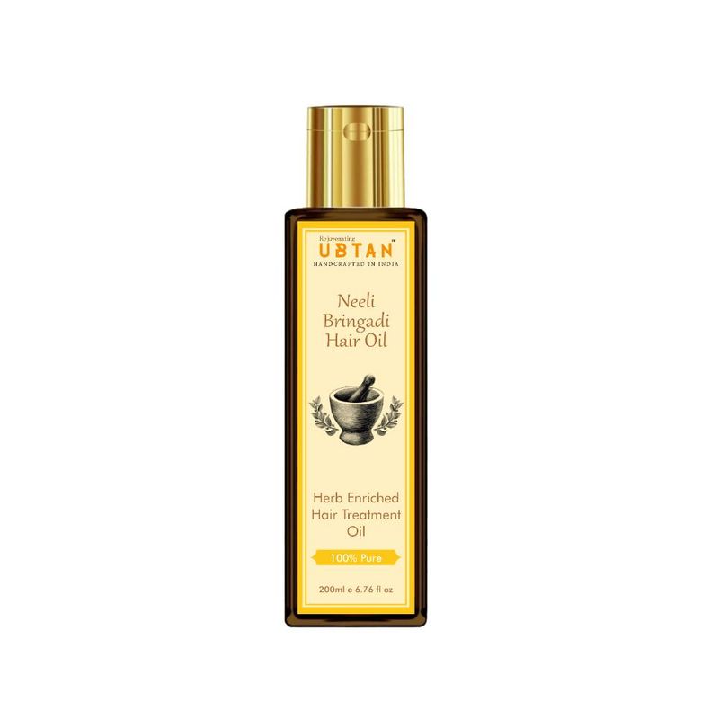 Rejuvenating UBTAN Neeli Bringadi Herb Enriched Hair Treatment Oil