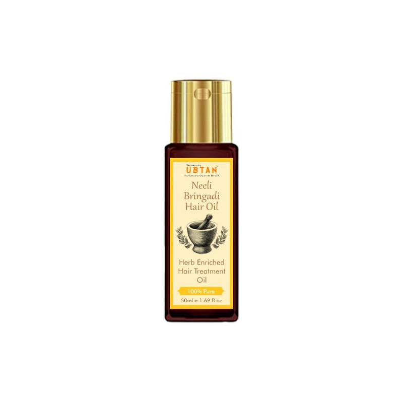 Rejuvenating UBTAN Neeli Bringadi Herb Enriched Hair Treatment Oil