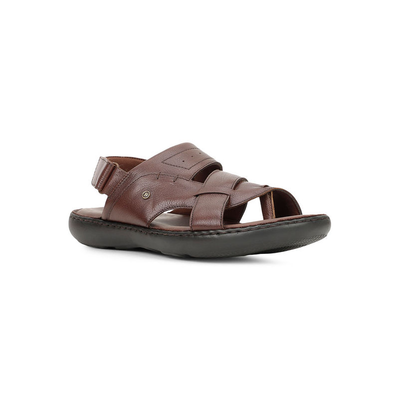 Bata Brown Casual Sandals for Men (UK 7)
