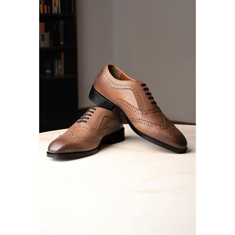 Louis Stitch Men Formal Leather Brogue Shoes (UK 6)