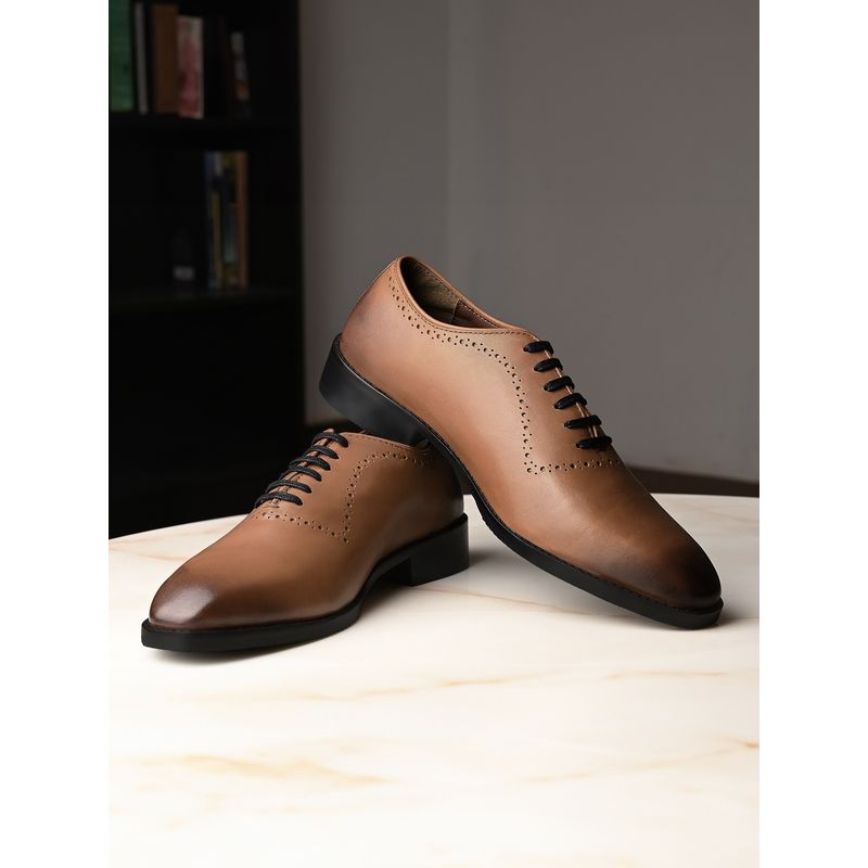 Louis Stitch Men Formal Leather Whole cut Derby Shoes (UK 6)