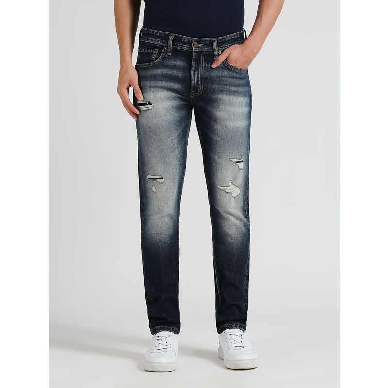 Pepe Jeans Tapered Vapour Tapered Fit Low Waist Jeans (36)