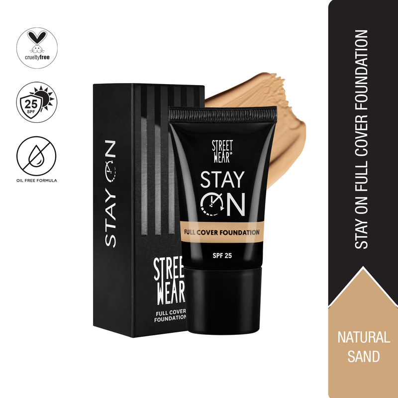 Street Wear Stay On Full Cover Foundation - Natural Sand