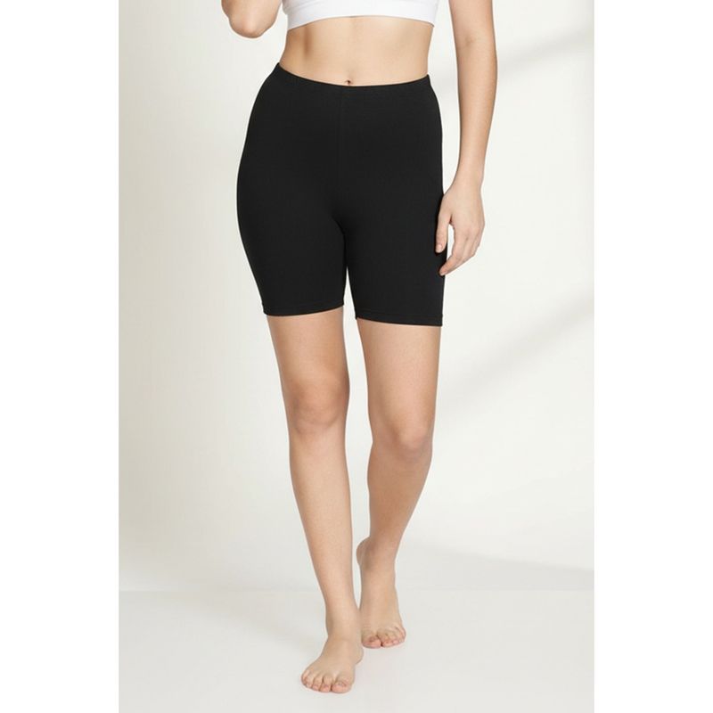 Zivame Layering Tights - Black (L)