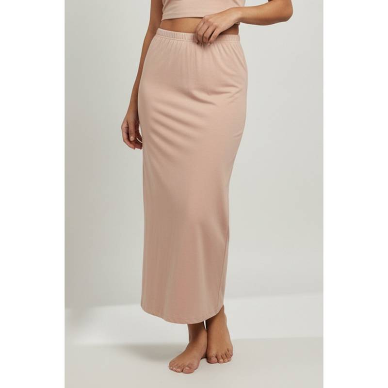 Zivame Ankle Length Layering Skirt - Skin (L)