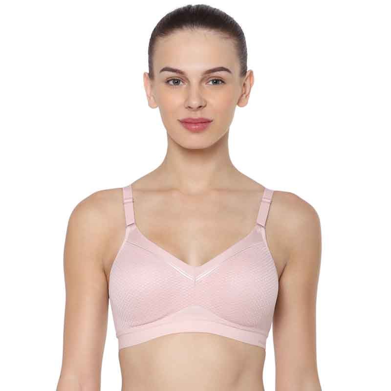 Triumph Triaction Free Motion Padded Wireless High Bounce Control Sports Bra - Pink (32E)