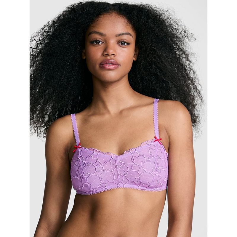 Victoria's Secret PINK Bralettes and Bra Tops Wink Unlined Scoop Bralette (M DD)