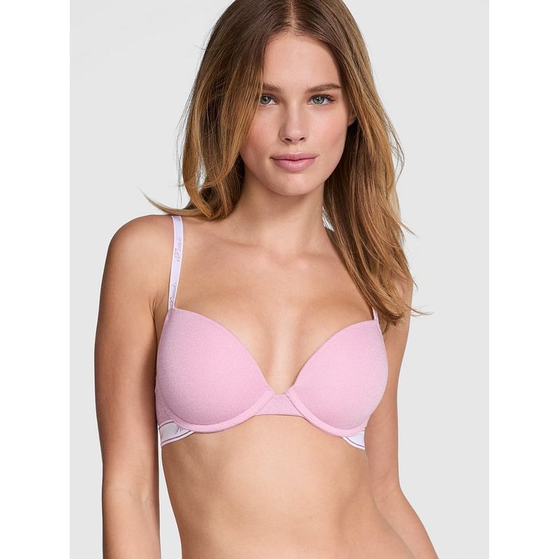 Victoria's Secret PINK Wear Everywhere Wear Everywhere Super Push-Up Bra (38DD)