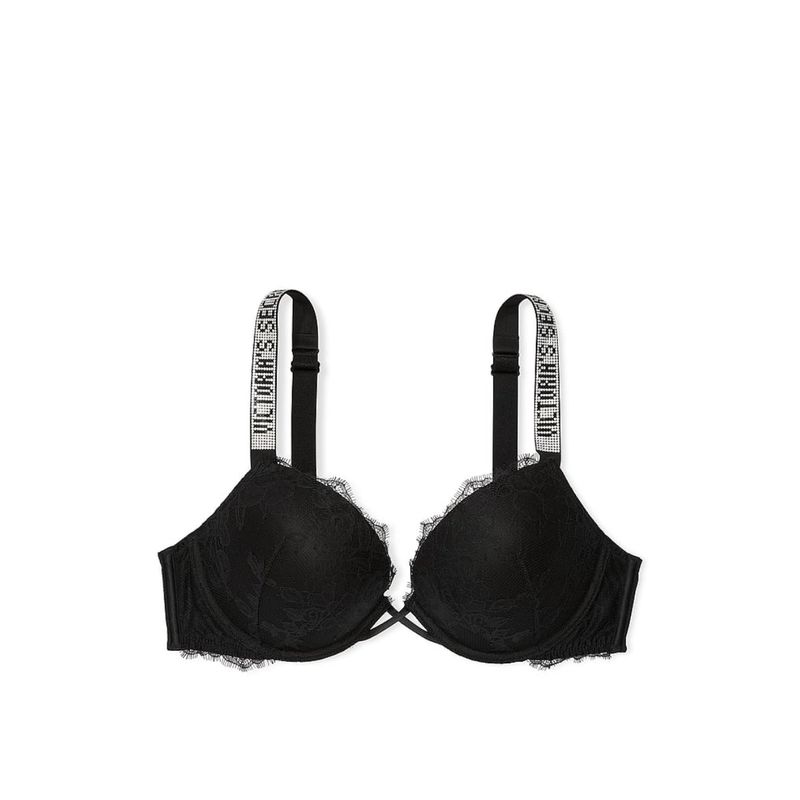 Victoria's Secret Very Sexy Shine Strap Lace Push-Up Bra (36D)