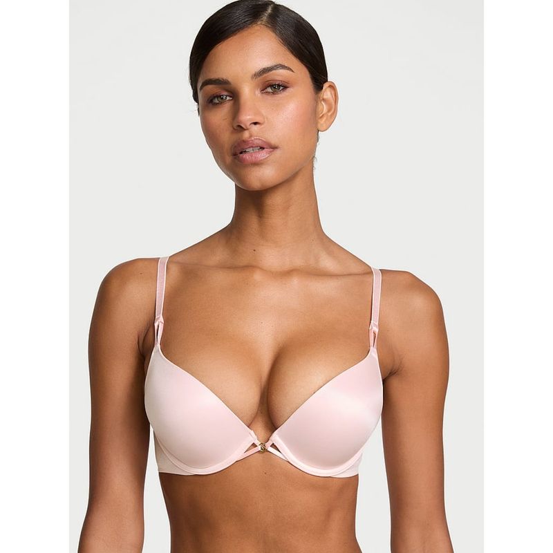 Victoria's Secret Very Sexy Bombshell Add-2-Cups Smooth Push-Up Bra Pink (32D)