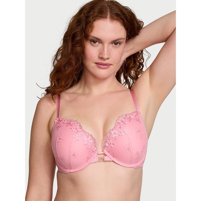 Victoria's Secret Dream Angels Pretty Petals Push-Up Bra Pink (34DD)
