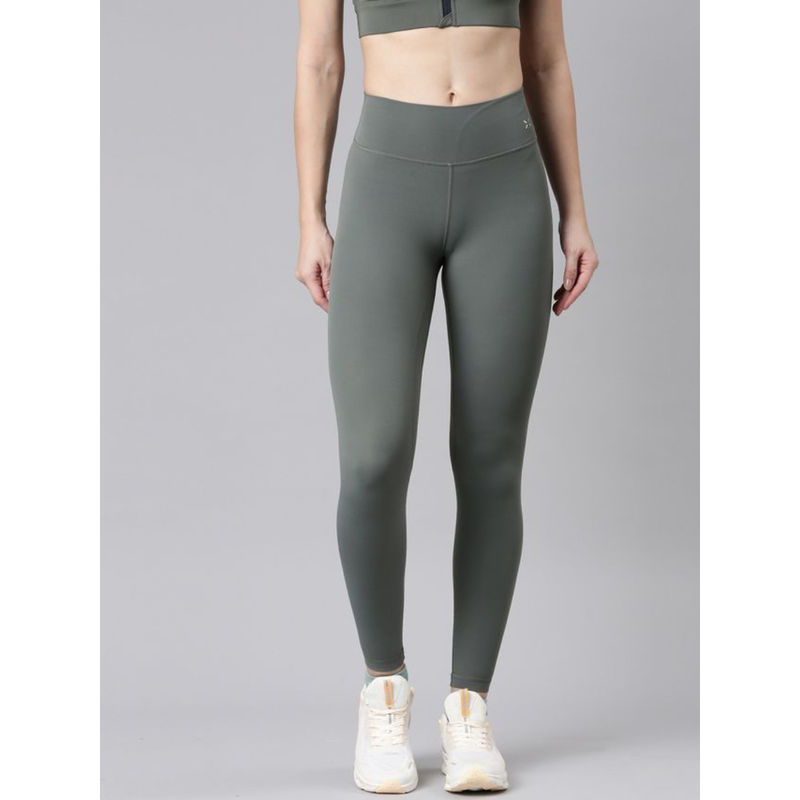 Xtep Olive Professional Training Series Anti Bacterial Tights (XS)