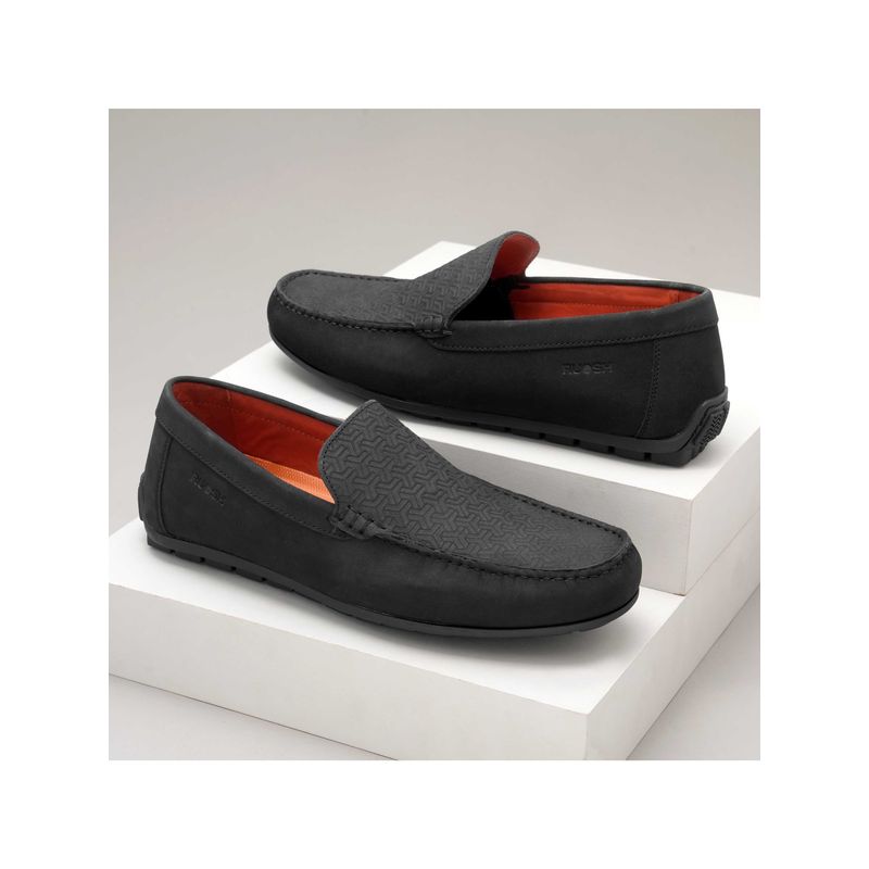 Ruosh The Milan 2.0 Black Men Casual Driver (UK 11)