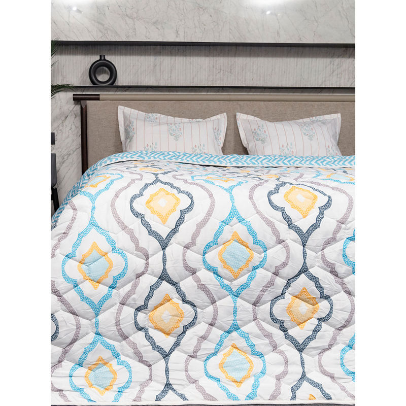 Buy Urban Space Comforters For Double Bed 200 Gsm Reversible Printed Ac