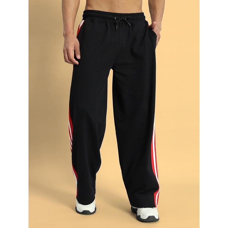 WEARDUDS Black Milano Relaxed Fit Track Pant (XL)