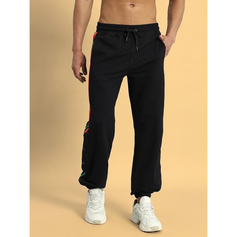 WEARDUDS Black Duds Prism Colorful Stripe Joggers (S)