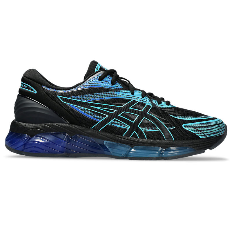 ASICS GEL-Quantum 360 VIII Black & Blue Men Sneakers (UK 10)