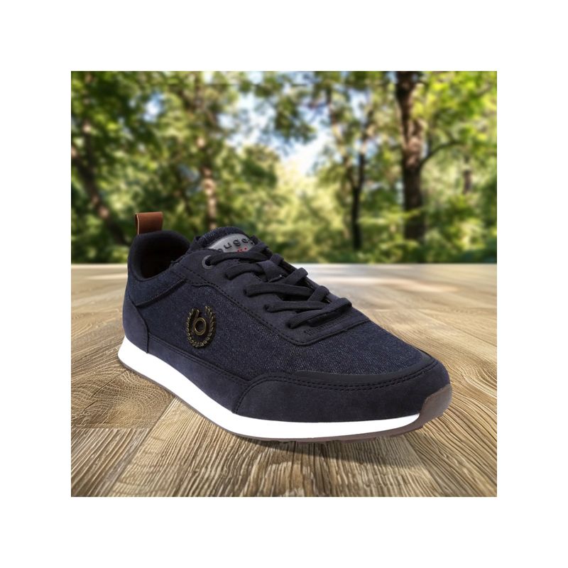 Bugatti Ross Dark Navy Blue Mens Sneakers (EURO 40)