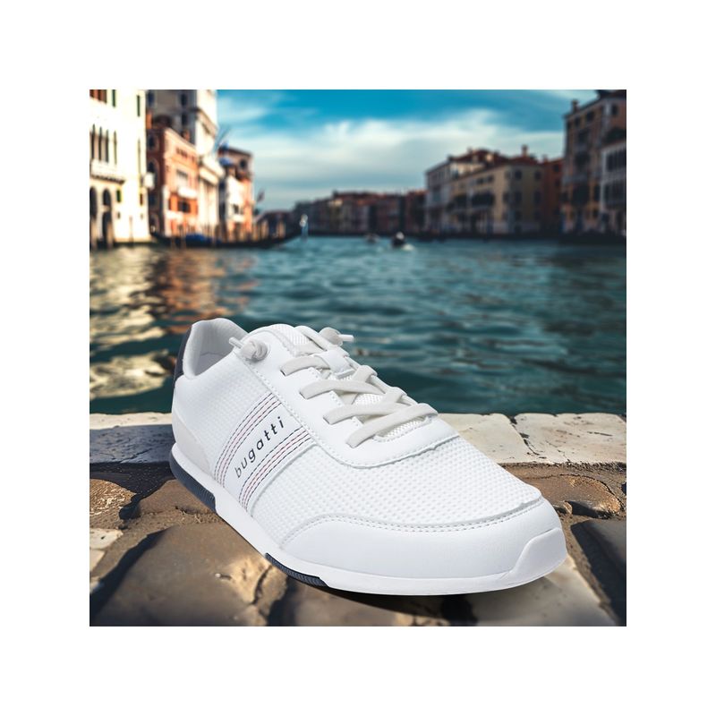 Bugatti Report ECO White Mens Sneakers (EURO 43)