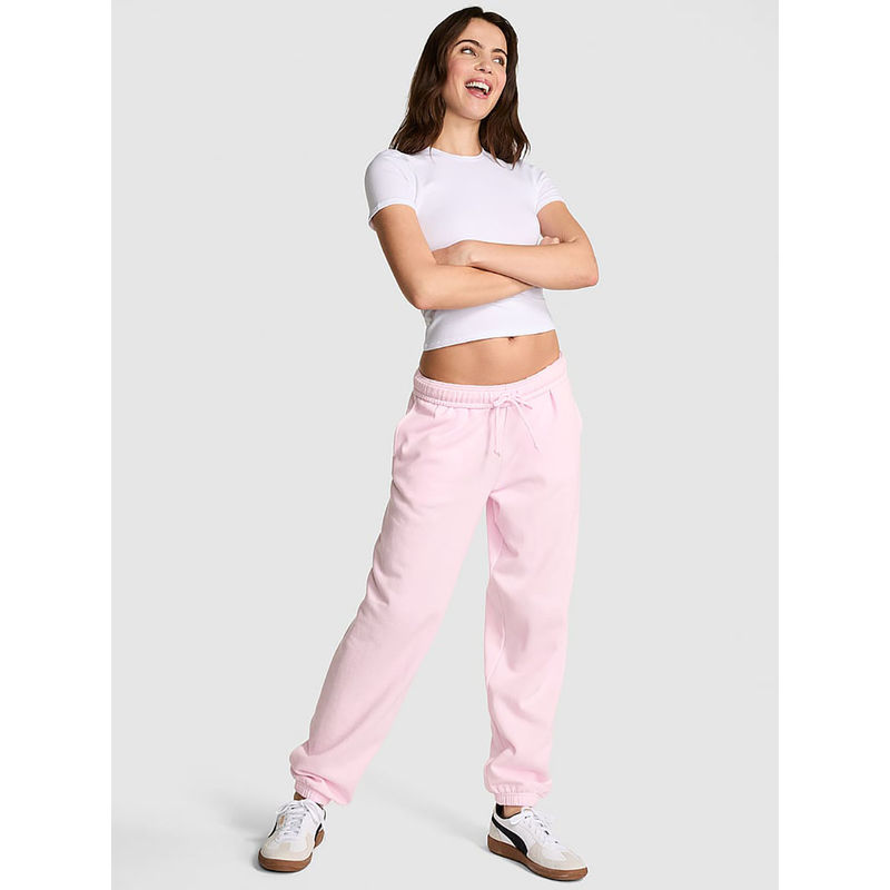 Victoria's Secret Pink Ivy Fleece Campus Joggers (L)
