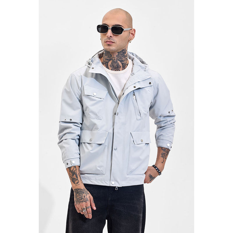 Snitch Grey Multi Pocket Hoodie (XS)