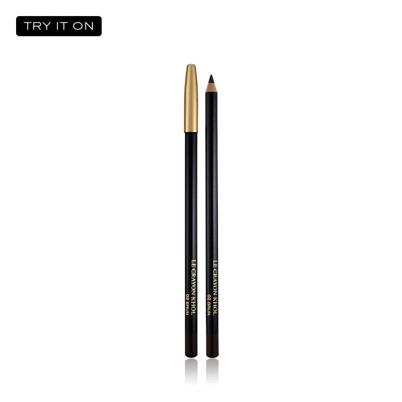 Lancome Crayon Kohl Eye Pencil With Intense Colour for All-Day Wear - 02 Brun