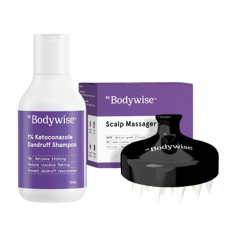 Be Bodywise Dandruff Control Kit Anti Dandruff Shampoo & Head Scalp Massager Buy Be Bodywise