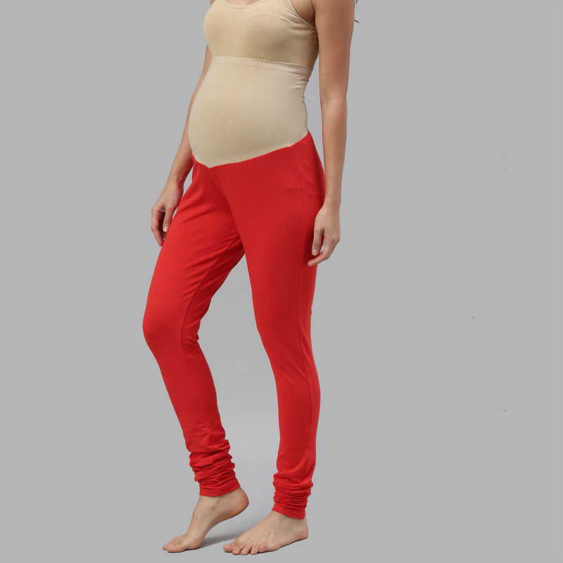 Nejo Maternity Churidar - Red (M)