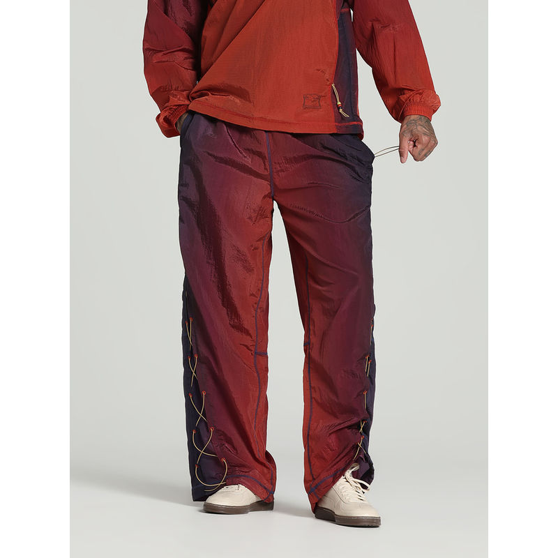 Puma Unisex Red ARISE Relaxed Fit Trackpant (L)