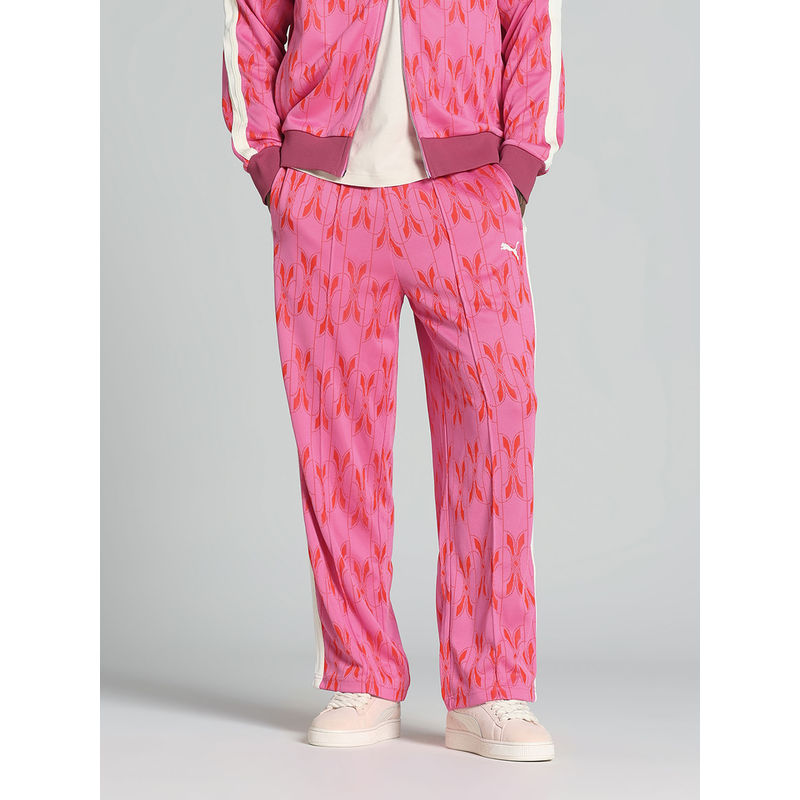 Puma Pink The Never Worn V T7 Men's Relaxed Fit Track Pants (M)