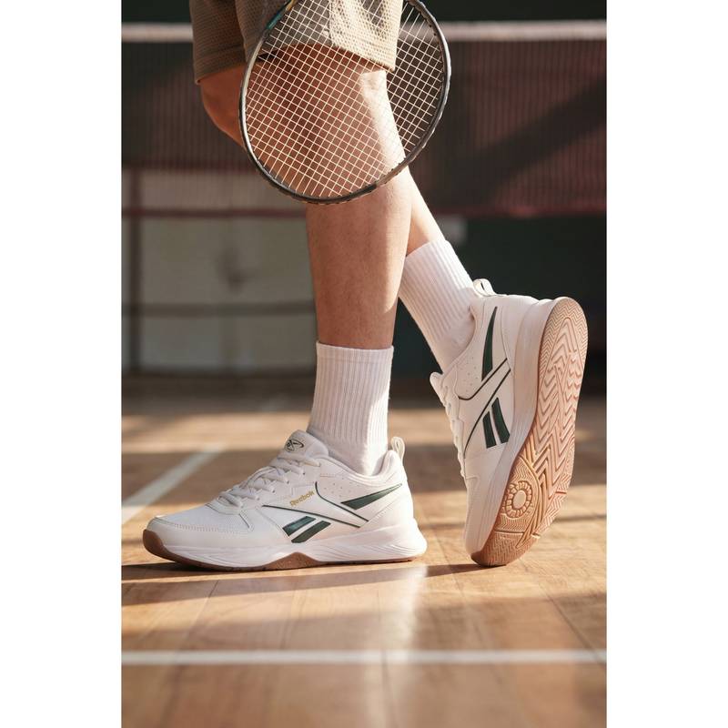 Reebok Multi Court - Unisex White Non-Marking Training Shoes (UK 6)